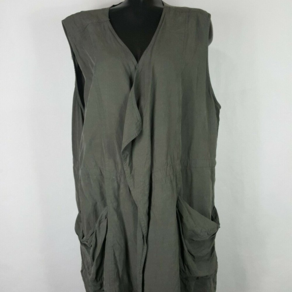 Caslon Sz 22W Harem Sleeveless Duster
